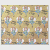 クリスマス天使 ラッピングペーパー (フラット)