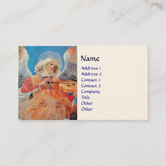 クリスマス天使 名刺 (正面)