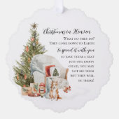 クリスマス天国 |フォトメモリアル オーナメントカード (正面)