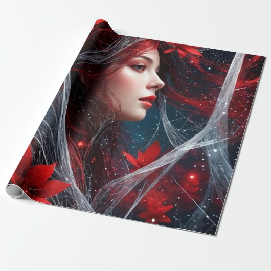 クリスマス夫人 ラッピングペーパー (アンロールド)