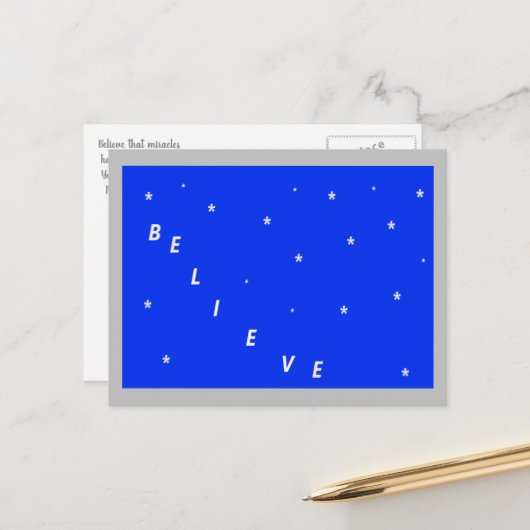 クリスマス奇跡はがき シーズンポストカード (正面/裏面インサイチュ)