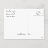 クリスマス奇跡はがき シーズンポストカード (裏面)