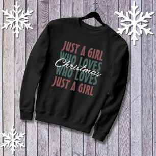 クリスマス女子を愛するただの女の子 スウェットシャツ
