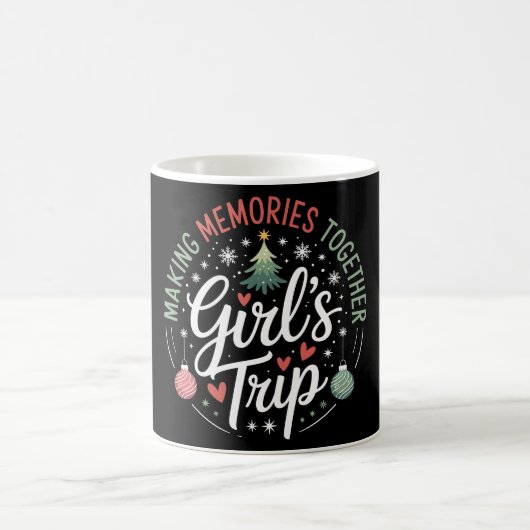 クリスマス女子旅の思い出作り コーヒーマグカップ (中央)