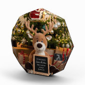 クリスマス妊娠のお知らせかわいいトナカイ フォトブロック (右)