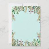 クリスマス妊娠のお知らせクリスマスカード シーズンカード (裏面)