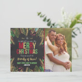 クリスマス妊娠のお知らせクリスマスカード シーズンカード (スタンド正面)