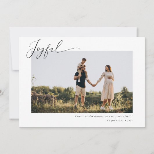 クリスマス妊娠告知カード シーズンカード (正面)