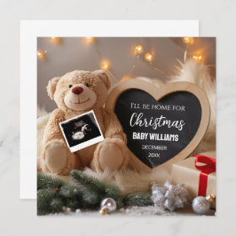 クリスマス妊娠告知カード 招待状