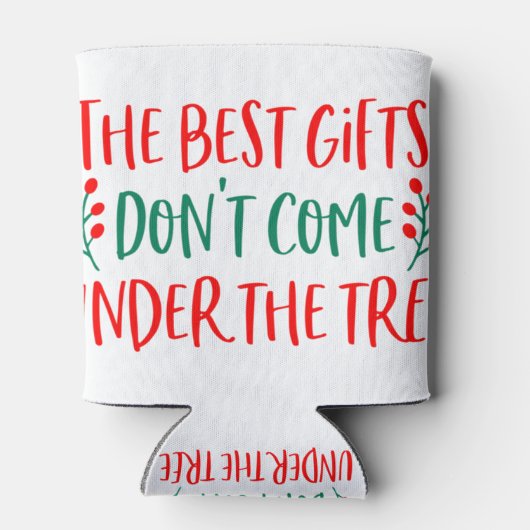 クリスマス妊娠男性へ発表ベビー 缶クーラー (裏面)