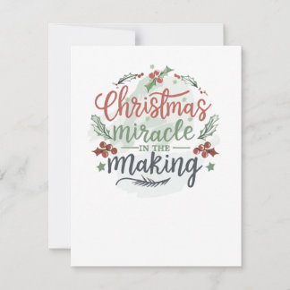 クリスマス妊娠 案内状