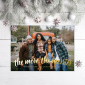 クリスマス妊娠 箔シーズンカード