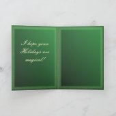 クリスマス妖精の国カード シーズンカード (内部)