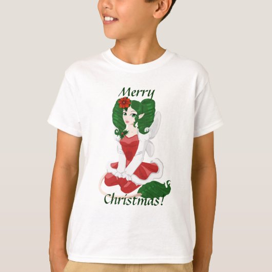 クリスマス妖精の国シャツ Tシャツ (正面)