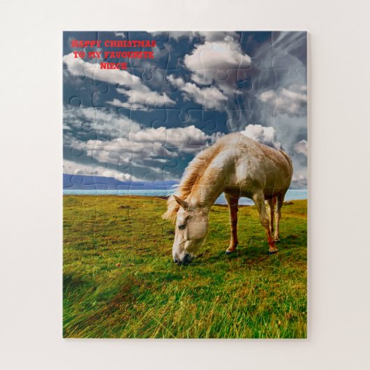 クリスマス姪 ジグソーパズル (縦)