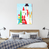 クリスマス姿 キャンバスプリント (インサイチュ (寝室))