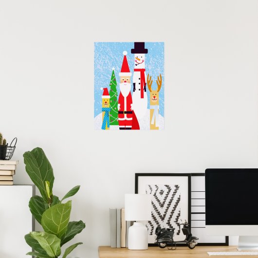 クリスマス姿 ポスター (ホームオフィス)