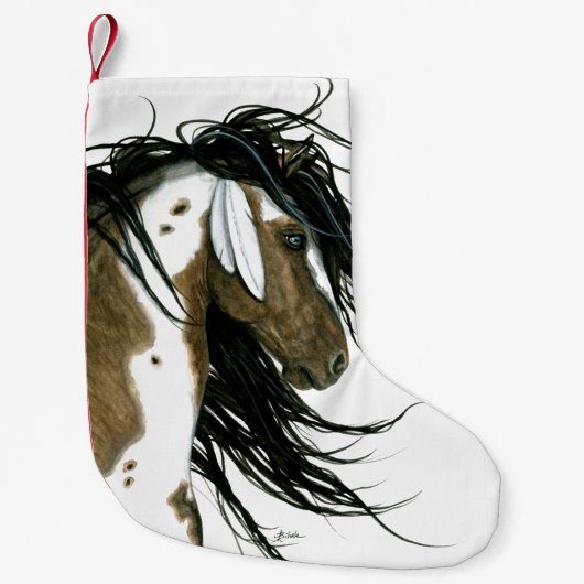 クリスマス威厳のあるストッキングウマズバイビハレ スモールクリスマスストッキング (正面)