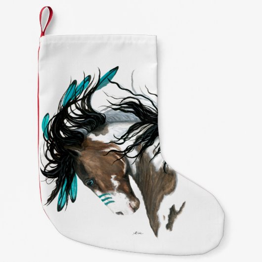 クリスマス威厳のあるストッキングウマズバイビハレ スモールクリスマスストッキング (正面)