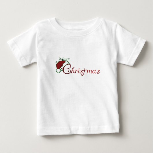 **クリスマス子供用** ベビーTシャツ (正面)