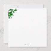 クリスマス子犬 シーズンカード (裏面)