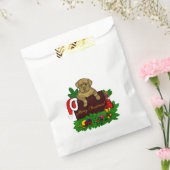 クリスマス子犬 フェイバーバッグ (封をした状態)