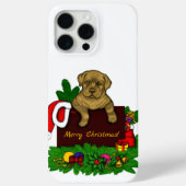 クリスマス子犬 Case-Mate iPhoneケース (裏面)