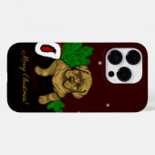 クリスマス子犬 Case-Mate iPhoneケース (裏面 (横))