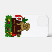クリスマス子犬 Case-Mate iPhoneケース (裏面 (横))
