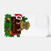クリスマス子犬 Case-Mate iPhoneケース (裏面 (横))
