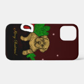 クリスマス子犬 Case-Mate iPhoneケース (裏面 (横))