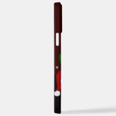 クリスマス子犬 iPhoneケース (右側面)