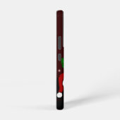 クリスマス子犬 SAMSUNG GALAXYケース (右側面)