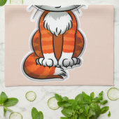 クリスマス子猫のキッチンタオル キッチンタオル (折り畳み)