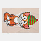 クリスマス子猫のキッチンタオル キッチンタオル (横)