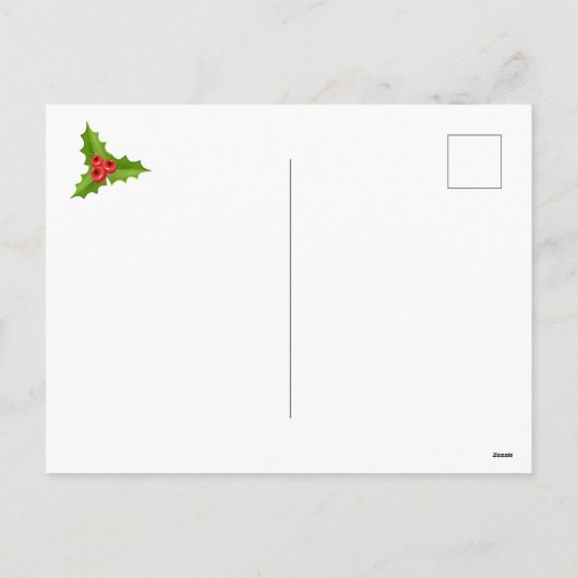 クリスマス子猫アットザウィンドウ シーズンポストカード (裏面)