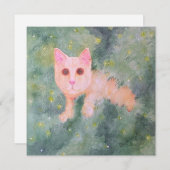 クリスマス子猫カード シーズンカード (正面/裏面)