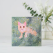 クリスマス子猫カード シーズンカード (スタンド正面)