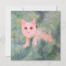 クリスマス子猫カード