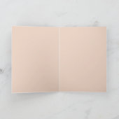 クリスマス子猫グリーティングカード カード (内部)