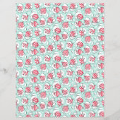 クリスマス子猫スクラップブック紙 (裏面)