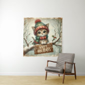 クリスマス子猫タペストリー タペストリー (インサイチュ)