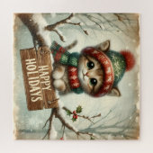 クリスマス子猫パズル ジグソーパズル (横)