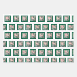 クリスマス子猫ラッピング紙 ラッピングペーパーシート