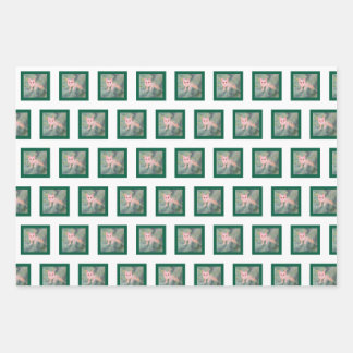 クリスマス子猫ラッピング紙 ラッピングペーパーシート