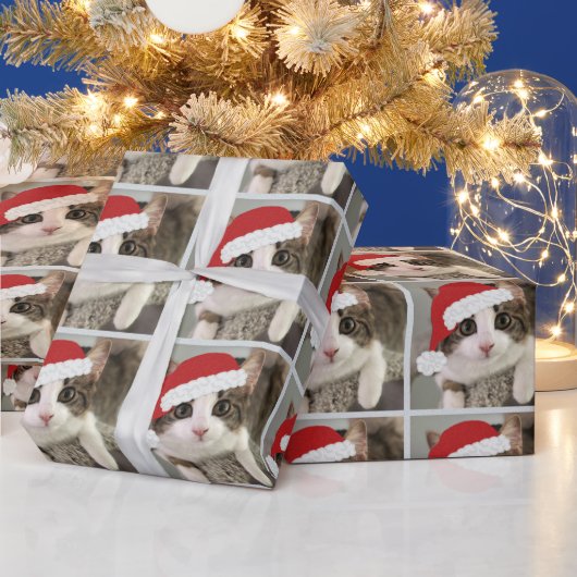 クリスマス子猫ラッピング紙 ラッピングペーパー (クリスマス)