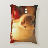 クリスマス子猫枕 アクセントクッション (裏面(縦))