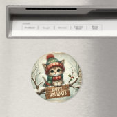 クリスマス子猫磁石 マグネット (インサイチュ (食洗機))