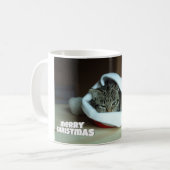 クリスマス子猫 コーヒーマグカップ (正面左)
