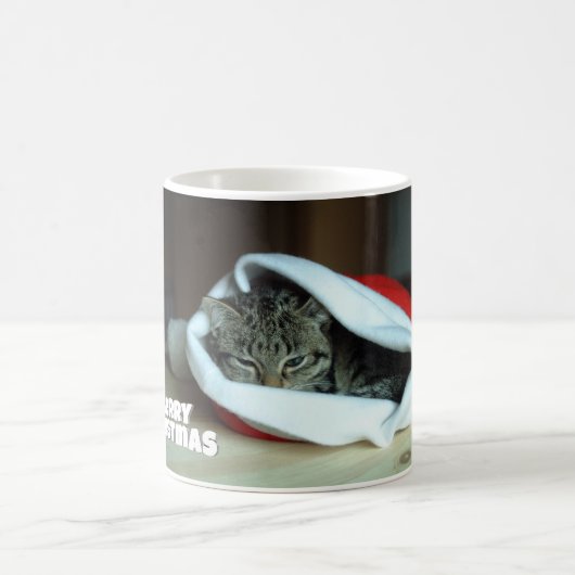 クリスマス子猫 コーヒーマグカップ (中央)
